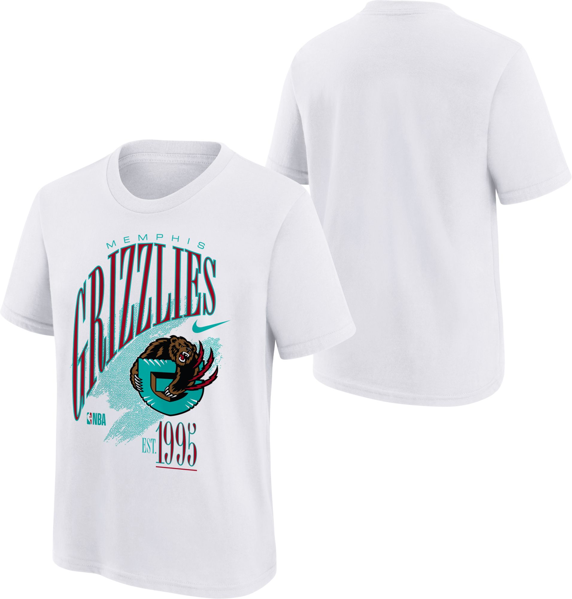 Nike Youth Memphis Grizzlies White Hardwood Classics Champs T-Shirt product image