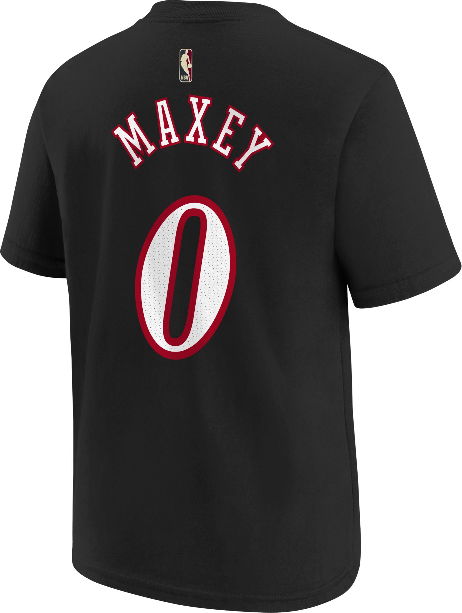 Nike Youth Philadelphia 76ers Tyrese Maxey #0 Black Hardwood Classics T-Shirt product image