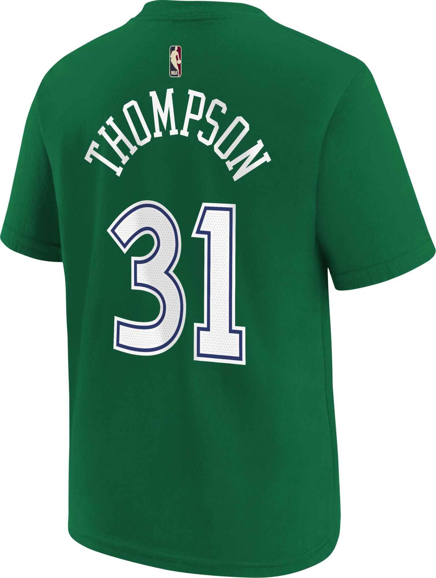 Nike Youth Dallas Mavericks Klay Thompson #31 Green Hardwood Classics T-Shirt product image