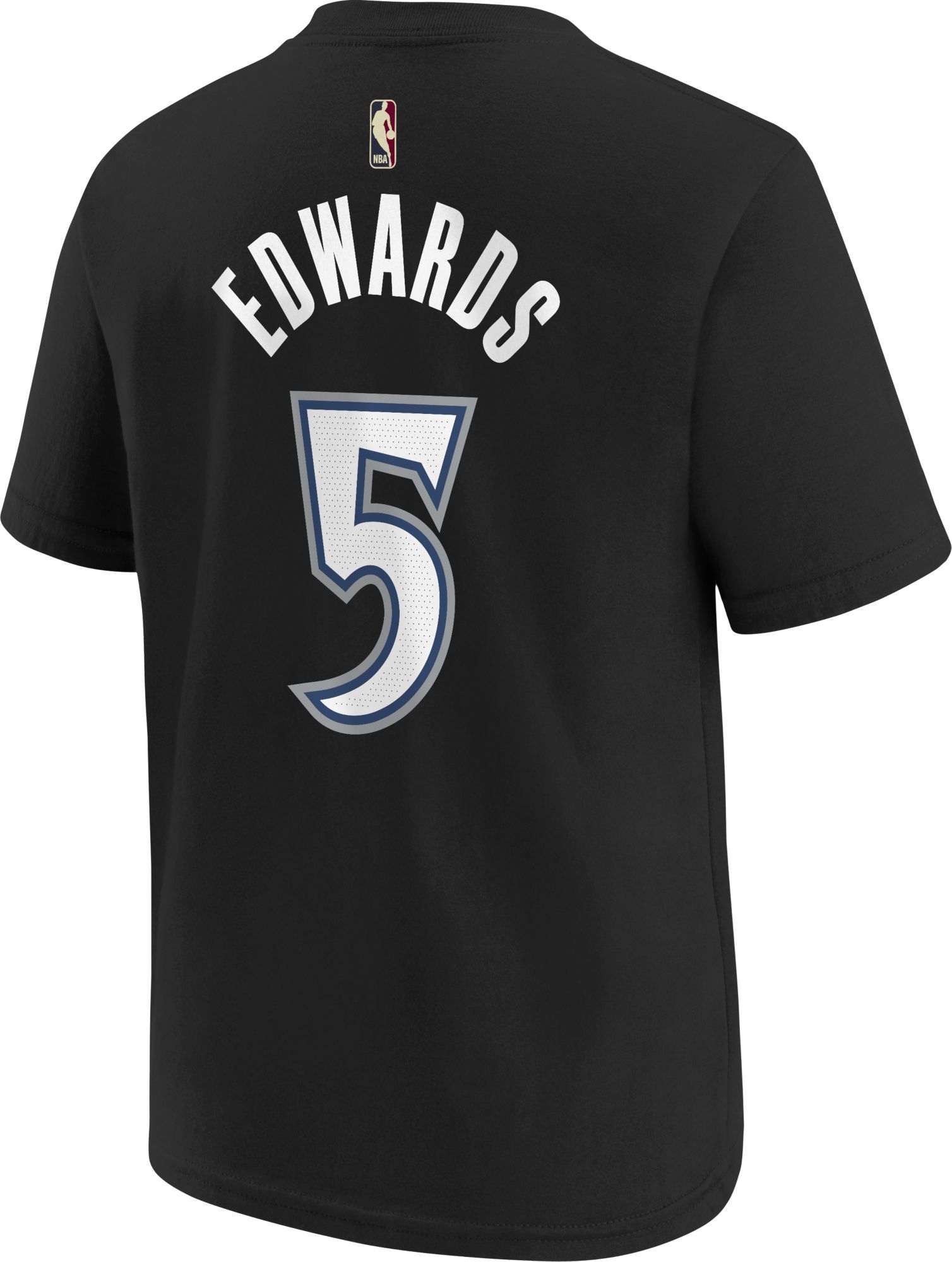 Nike Youth Minnesota Timberwolves Anthony Edwards #5 Black Hardwood Classics T-Shirt product image