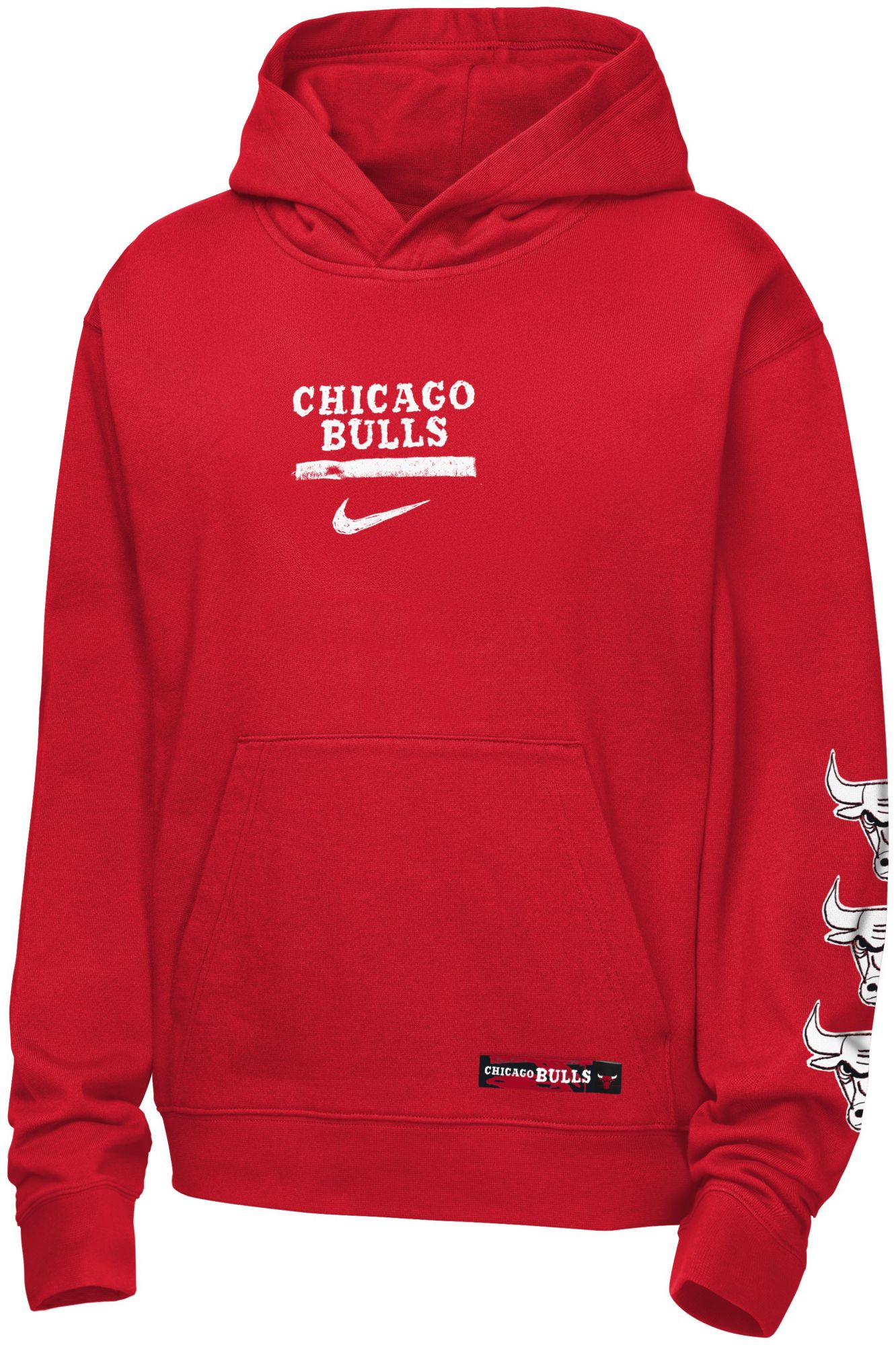 Nike Youth Chicago Bulls Red Graphic Club Hoodie product image