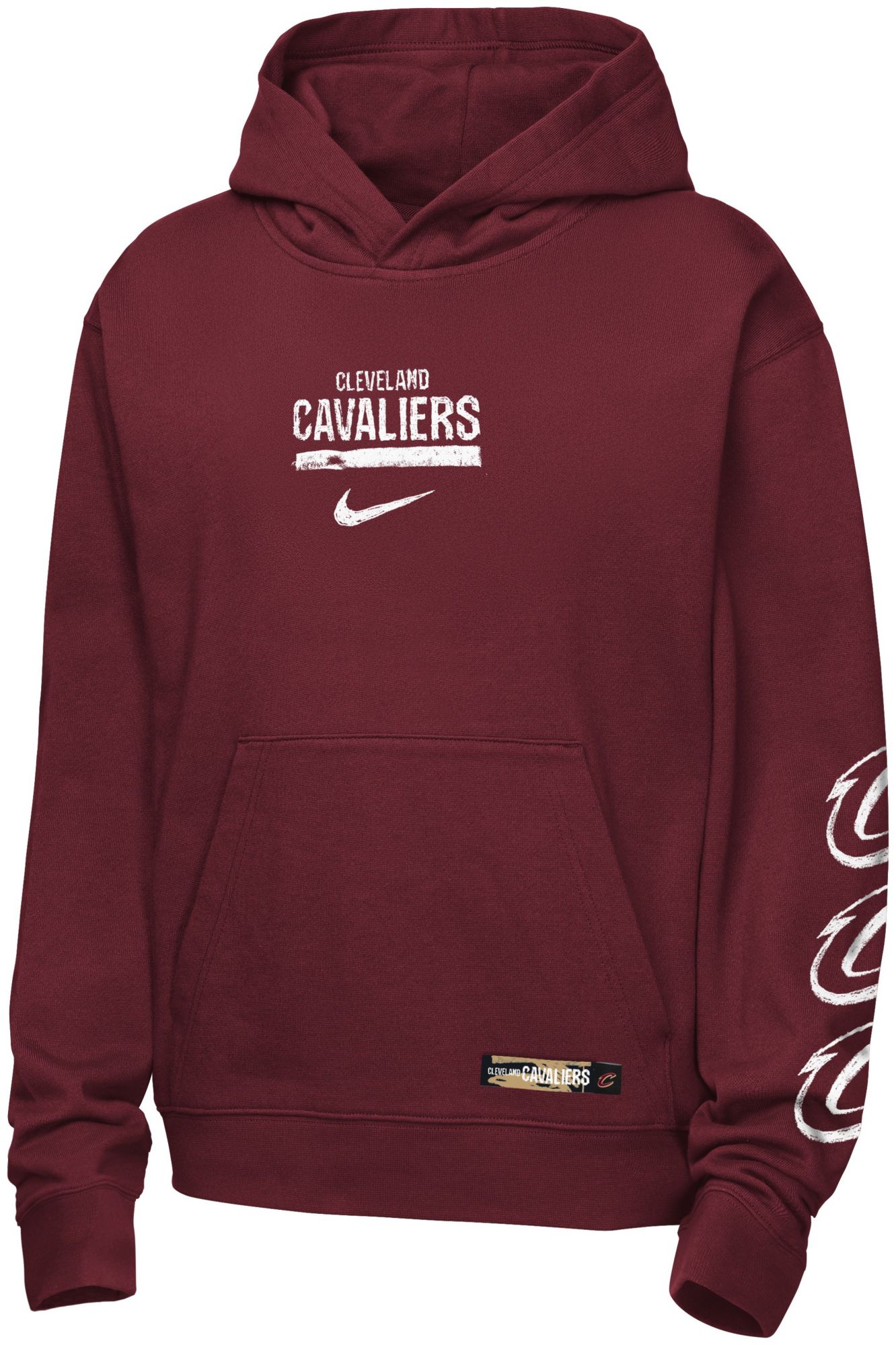 Nike Youth Cleveland Cavaliers Red Graphic Club Hoodie product image