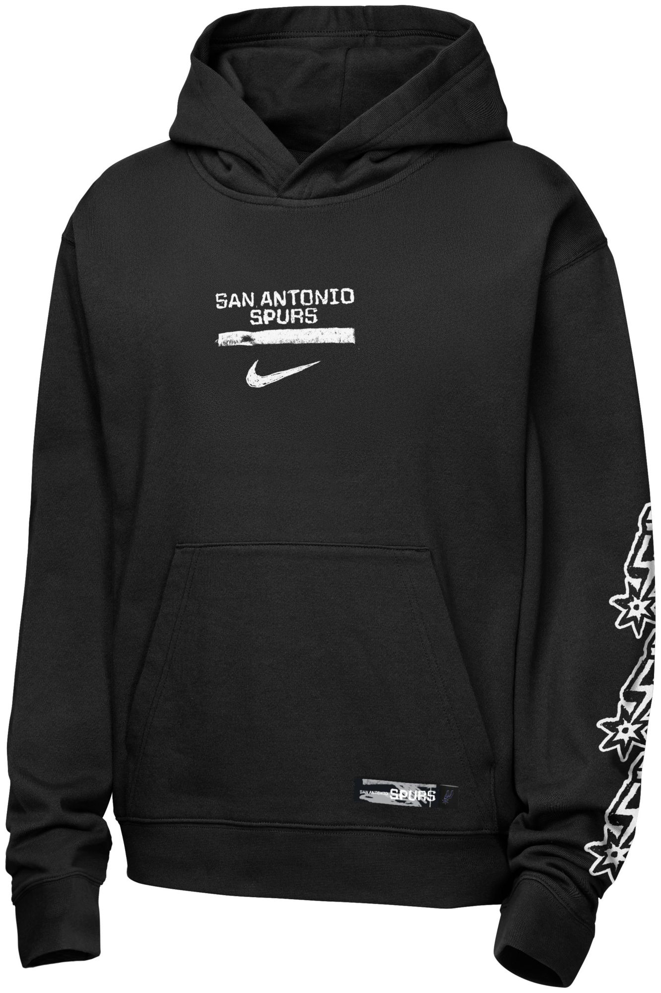 Nike Youth San Antonio Spurs Black Graphic Club Hoodie product image