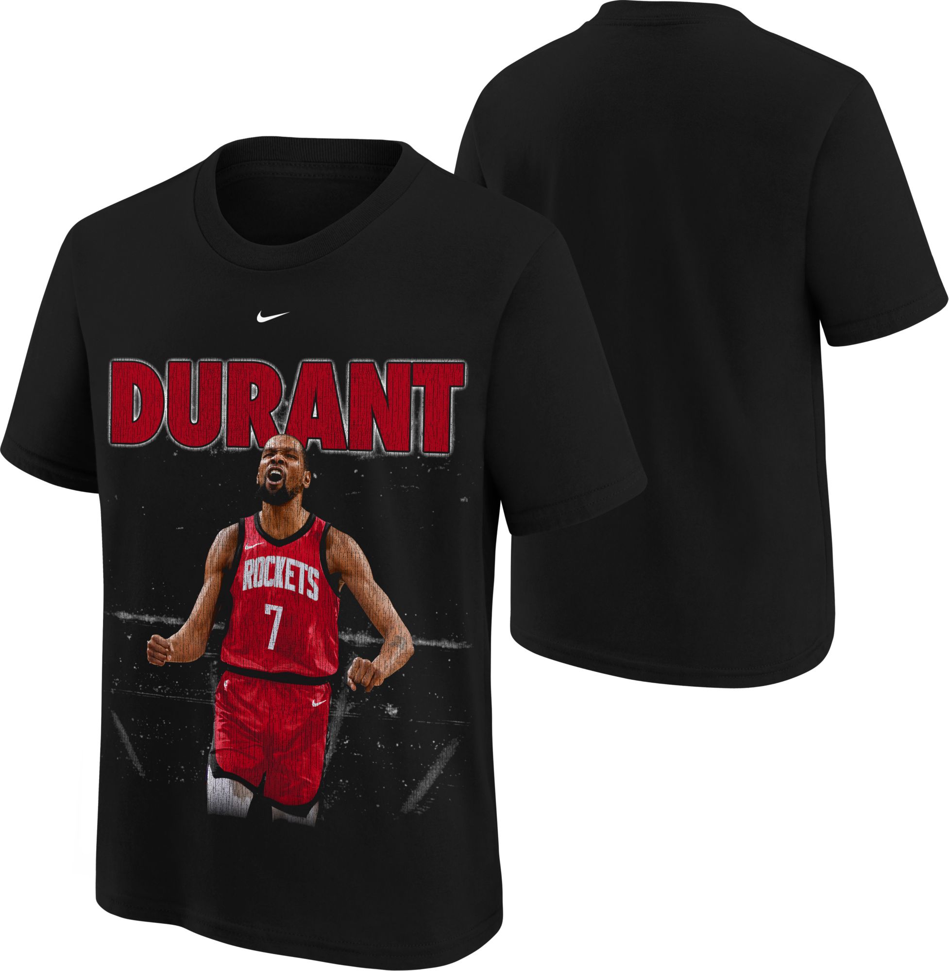 Nike Youth Houston Rockets Kevin Durant #7 New Faces X New Places Black T-Shirt product image