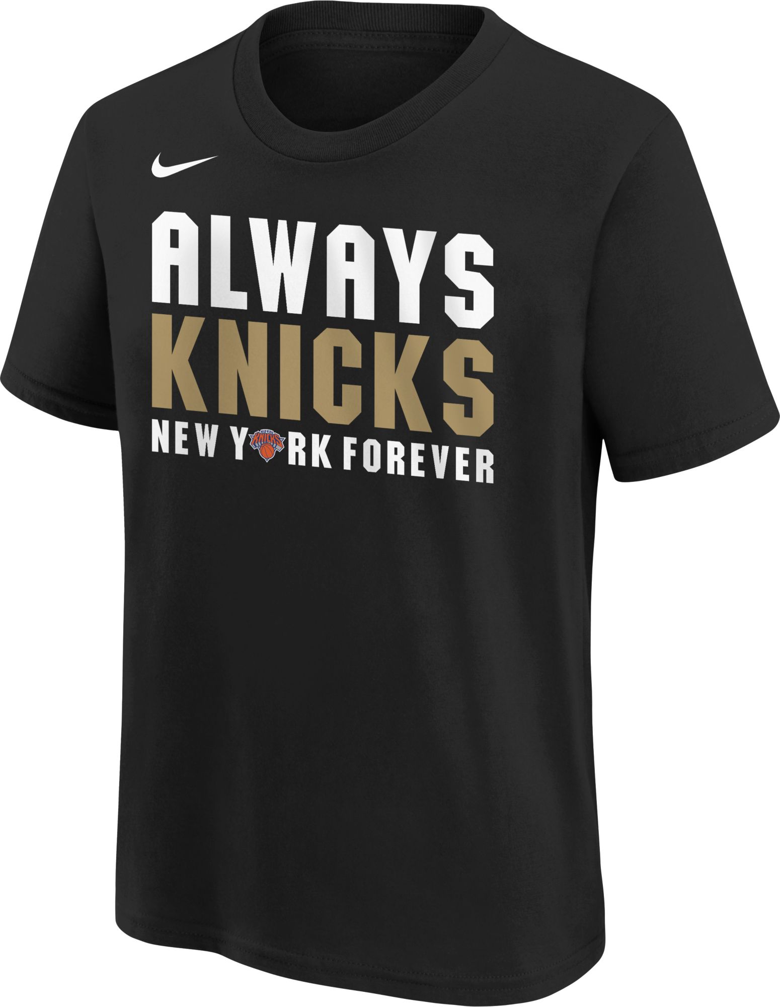 Nike Youth 2026 NBA Champions New York Knicks Roster T-Shirt product image