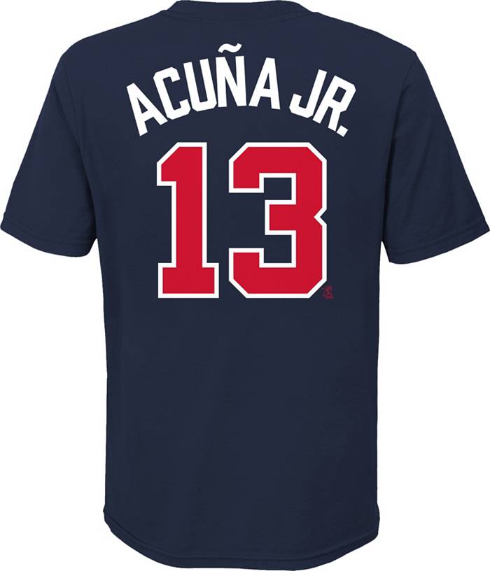 Men's Atlanta Braves Ronald Acuna Jr. Nike White Home Replica Player Name  Jersey
