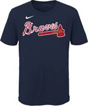 Nike Youth Atlanta Braves Ronald Acuña Jr. #27 Red Home T-Shirt