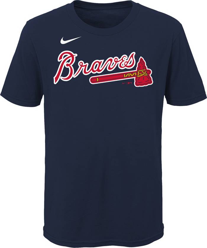 Nike Youth Atlanta Braves Ronald Acuna Jr. #13 Navy 4-7 T-Shirt