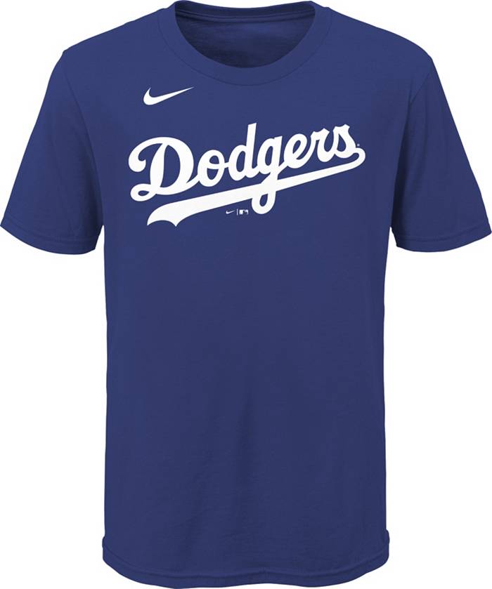 Dick's Sporting Goods Nike Youth Los Angeles Dodgers Mookie Betts #50 Gray T-Shirt