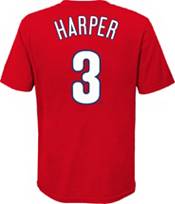 Nike Youth Philadelphia Phillies Bryce Harper #3 Red 4-7 T-Shirt product image