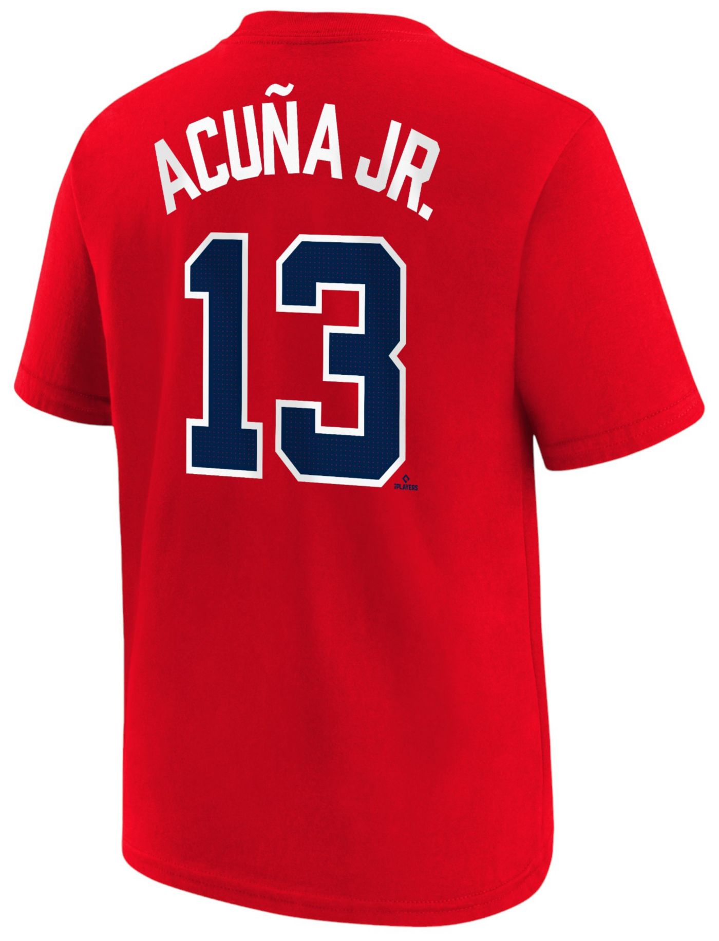 Nike Youth Atlanta Braves Ronald Acuna Jr. 13 Red T Shirt Dick s Sporting Goods