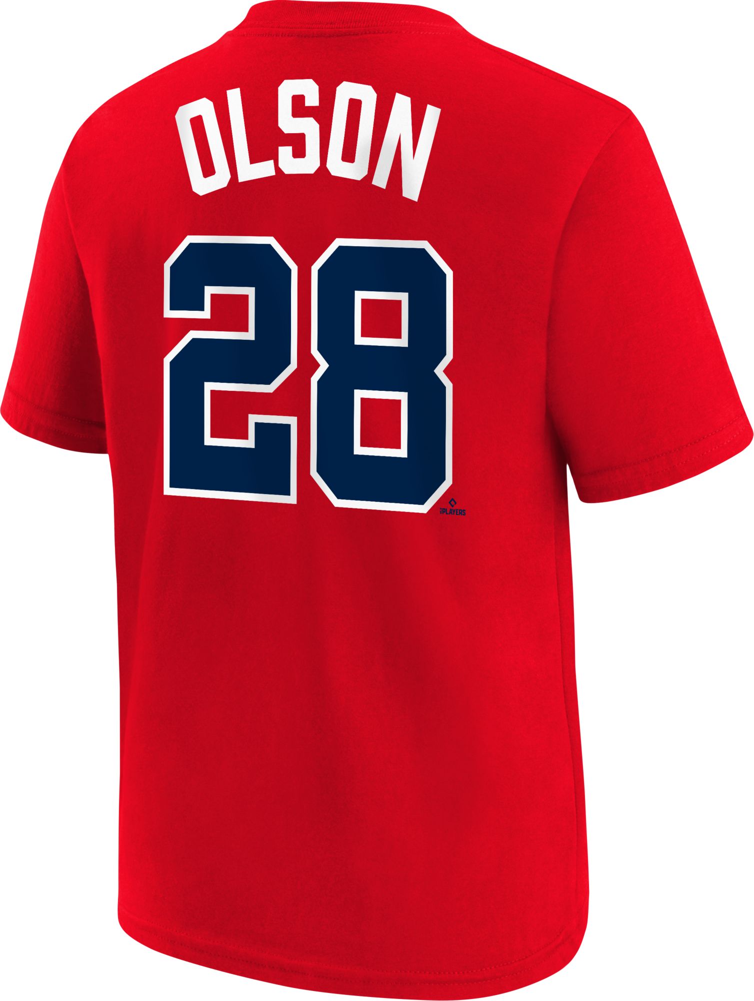 Nike Youth Atlanta Braves Matt Olson #28 Red T-Shirt product image