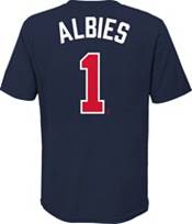 Nike Youth Atlanta Braves Ozzie Albies #1 Navy T-Shirt product image