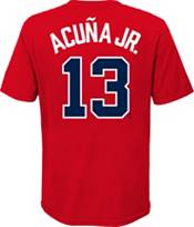 Nike Youth Atlanta Braves Ronald Acuna Jr. #13 Red T-Shirt product image