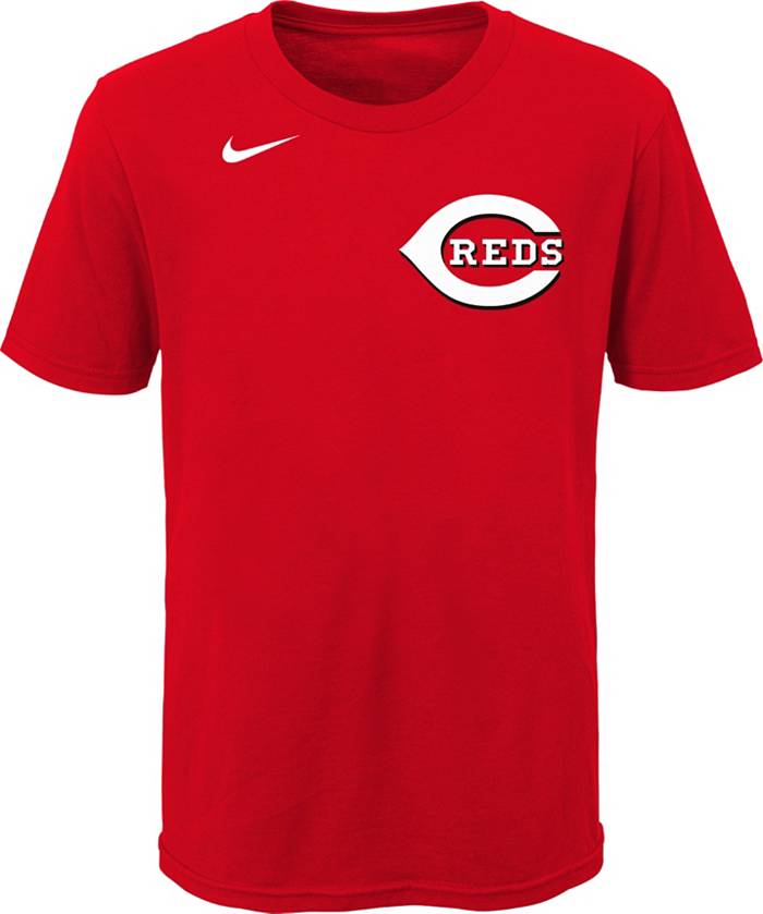 Men's Cincinnati Reds Nike Black 2023 City Connect Large Logo T-Shirt