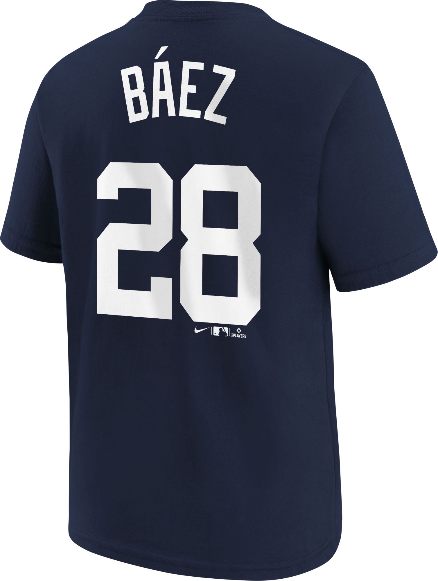 Nike Youth Detroit Tigers Javier Báez #28 Navy Home T-Shirt product image