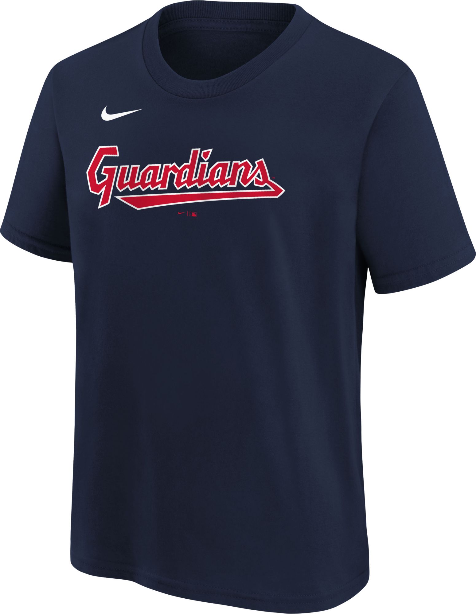 Nike Youth Cleveland Guardians Shane Bieber #57 Navy Home T-Shirt