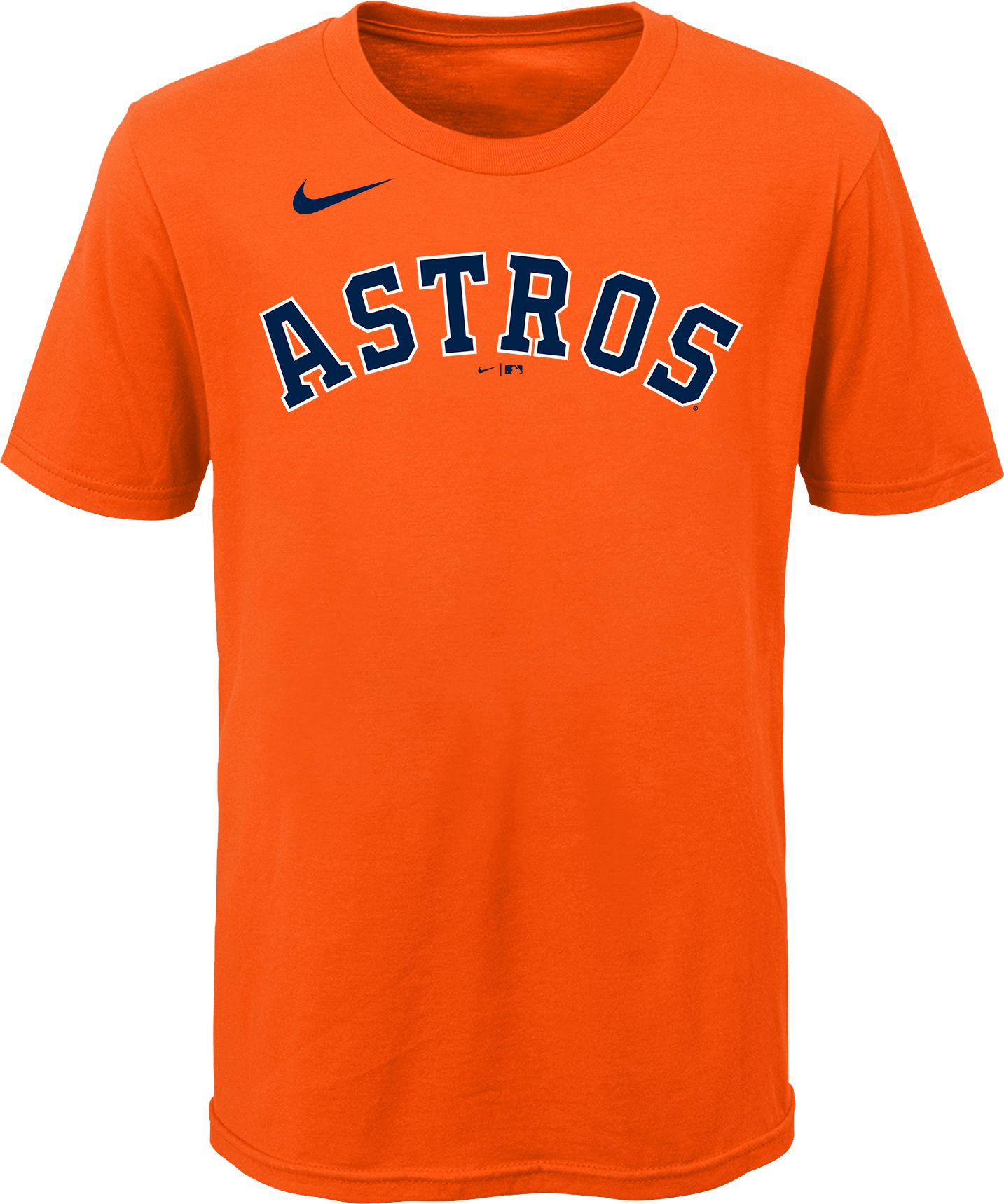 Nike Youth Houston Astros Alex Bregman #2 Orange T-Shirt - Big Apple Buddy