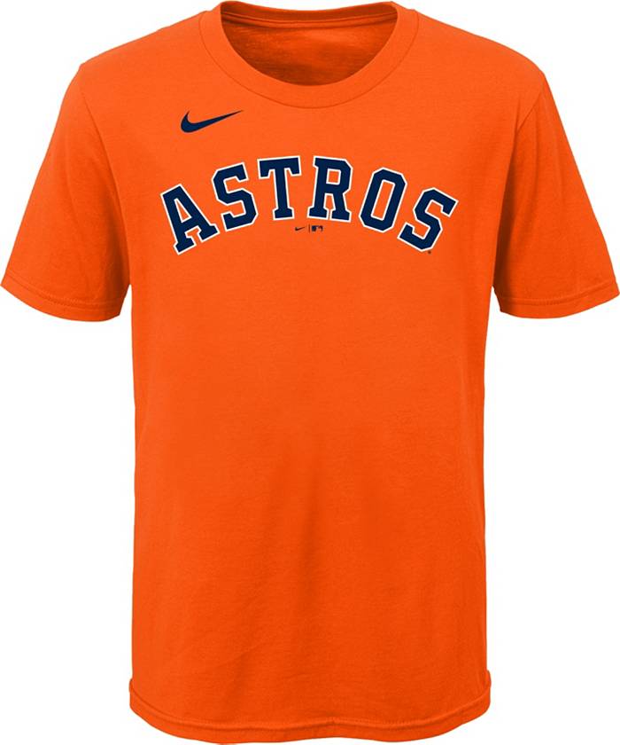 Nike Youth Houston Astros Alex Bregman #2 Orange T-Shirt
