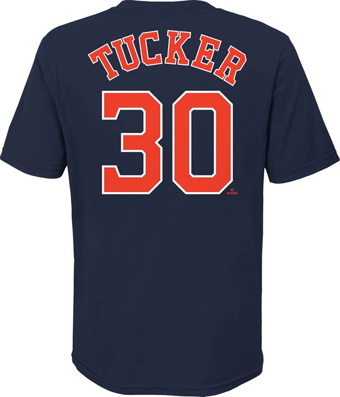 Kyle Tucker Houston Astros Youth Orange Roster Name & Number T-Shirt 