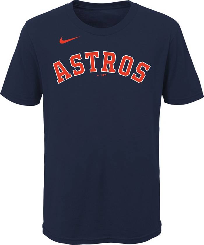 Houston Astros Nike Official Replica Home Jersey - Youth with Alvarez 44  printing