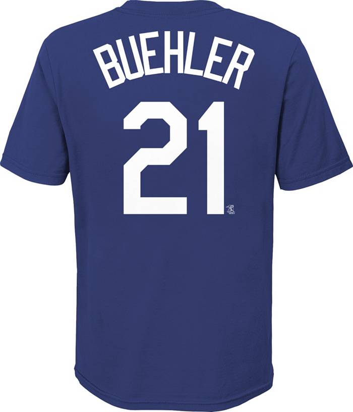 NWT Walker Buehler #21 Los Angeles Dodgers Nike Jersey Shirt Size Youth L  14-16