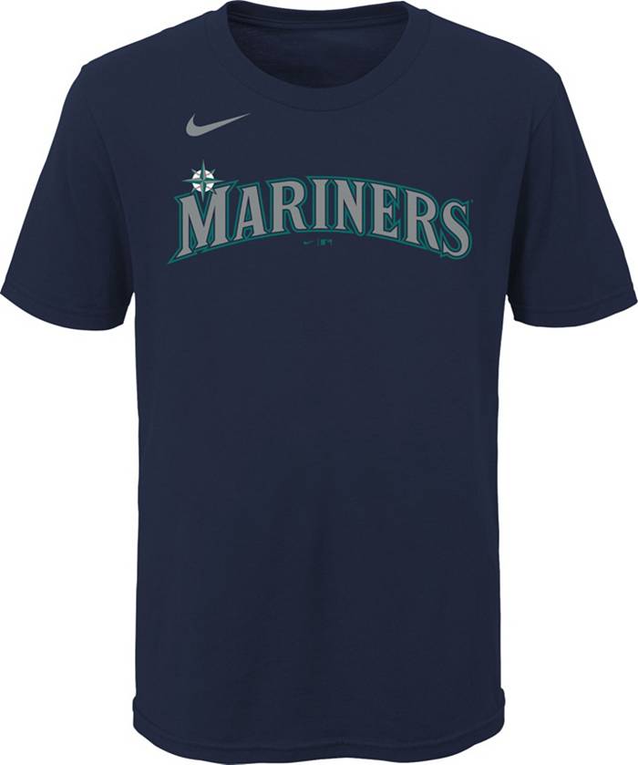 Nike Youth Seattle Mariners Kyle Lewis #1 Navy T-Shirt