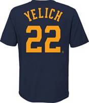 Nike Youth Milwaukee Brewers Christian Yelich #22 Navy T-Shirt product image