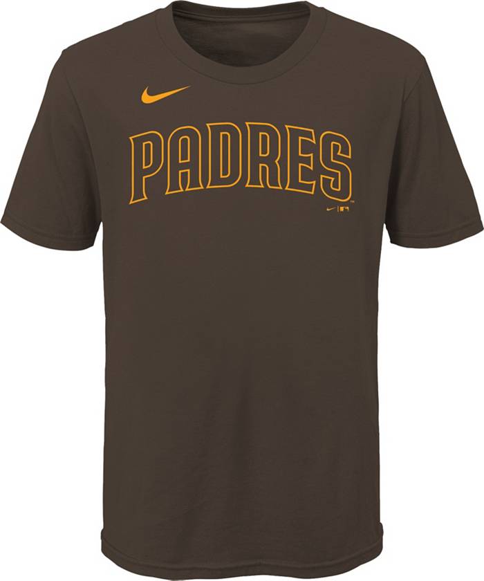 Nike Youth San Diego Padres Manny Machado #13 Brown T-Shirt