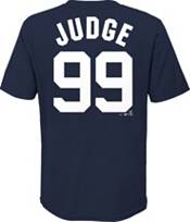 Men's Replica New York Yankees Aaron Judge #99 Navy Cool Base Jersey