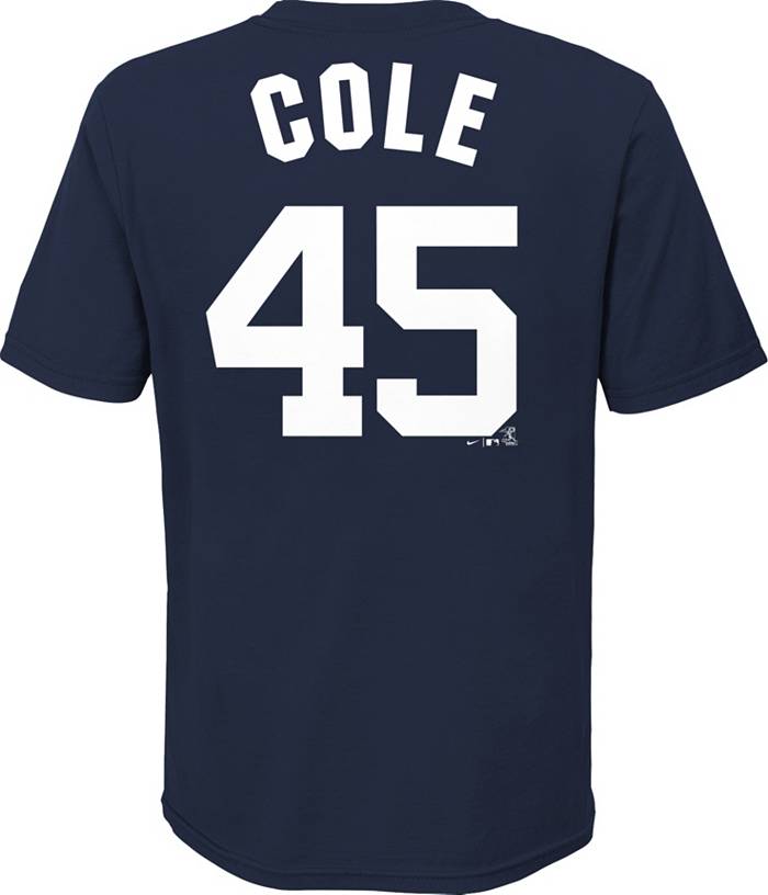 Gerrit Cole New York Yankees Youth Navy Roster Name & Number T-Shirt 