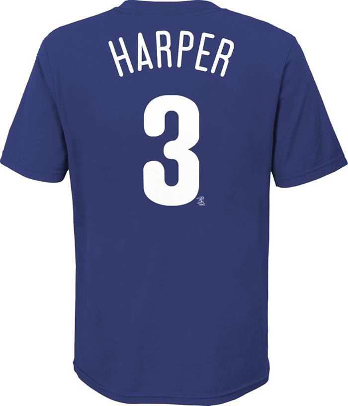 Philadelphia Phillies #3 Bryce Harper Stitched Red Jersey - Adult