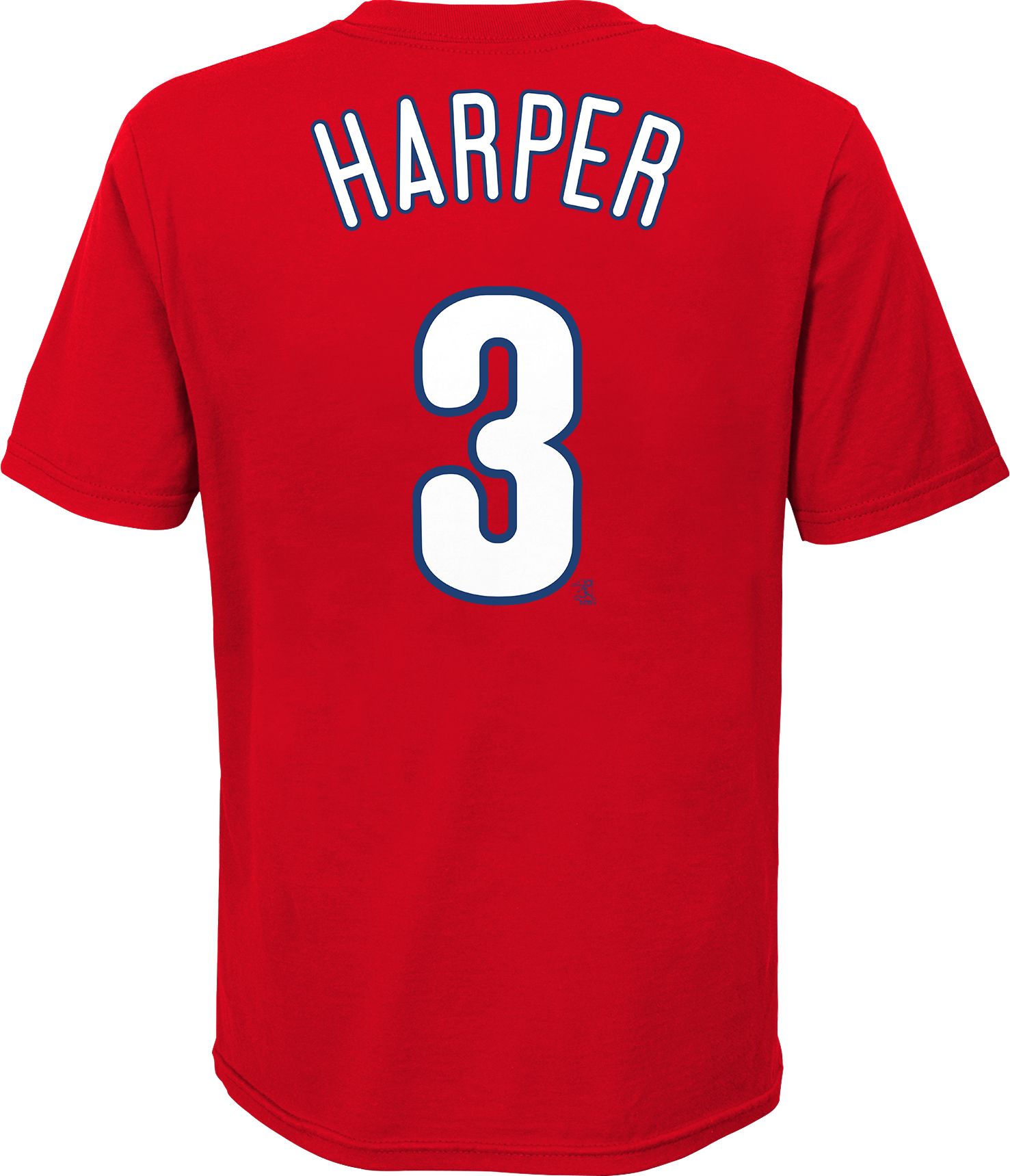 Nike Youth Philadelphia Phillies Bryce Harper #3 Red T-Shirt product image