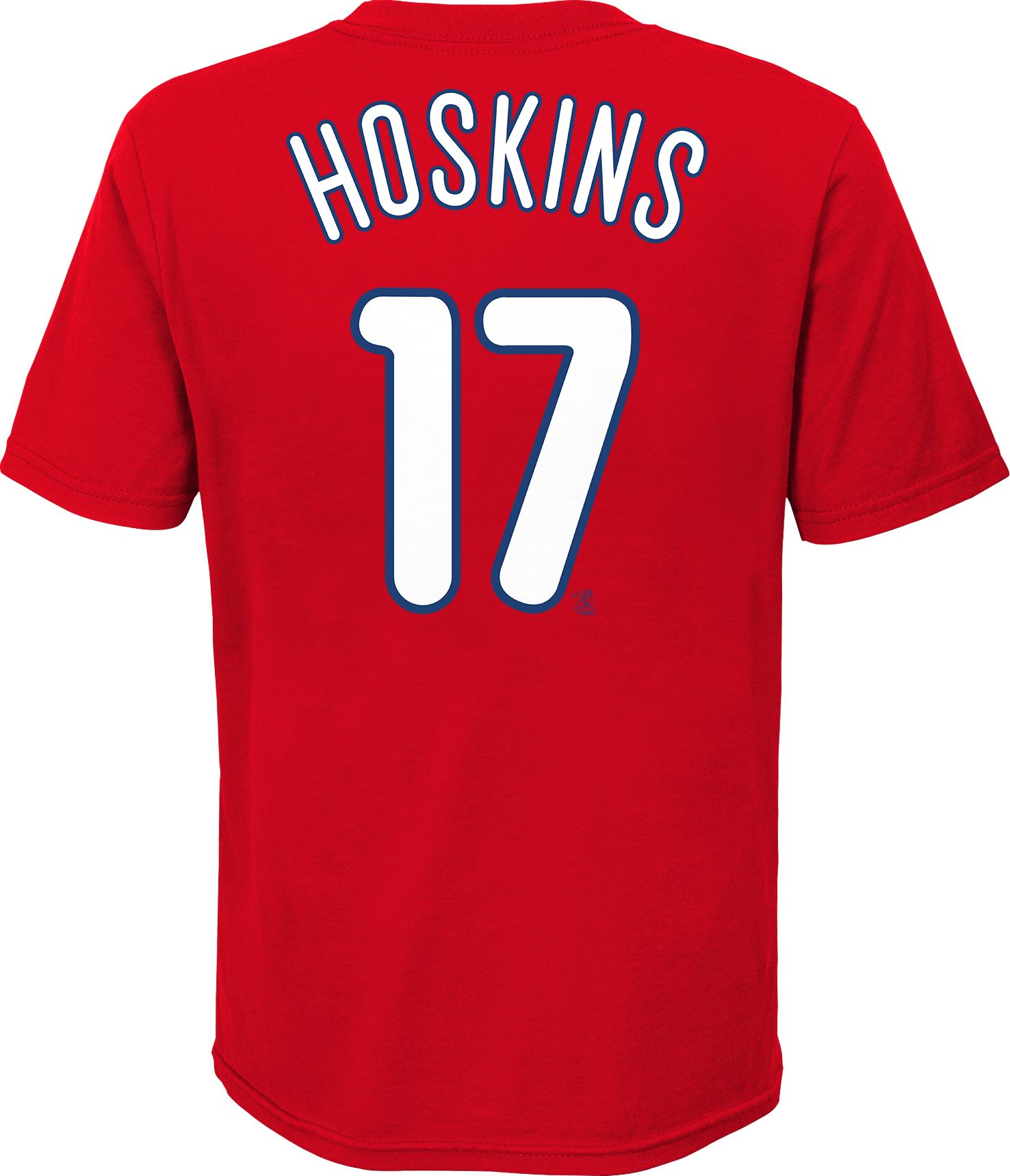 Nike Youth Philadelphia Phillies Rhys Hoskins #17 Red T-Shirt product image