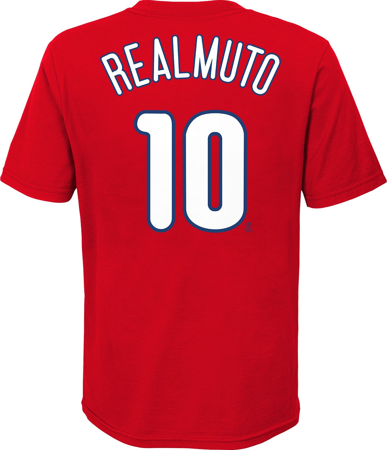 Nike Youth Philadelphia Phillies J.T Realmuto #10 Red Replica Jersey product image
