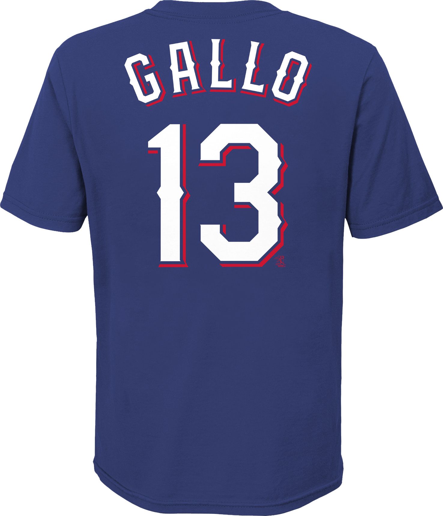 Nike Youth Texas Rangers Joey Gallo #13 Blue T-Shirt product image