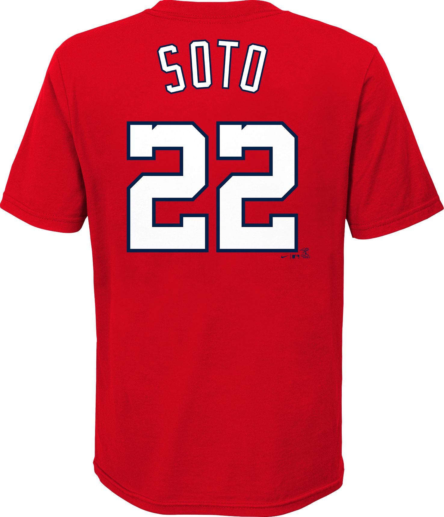 Nike Youth Washington Nationals Juan Soto #22 Red T-Shirt product image