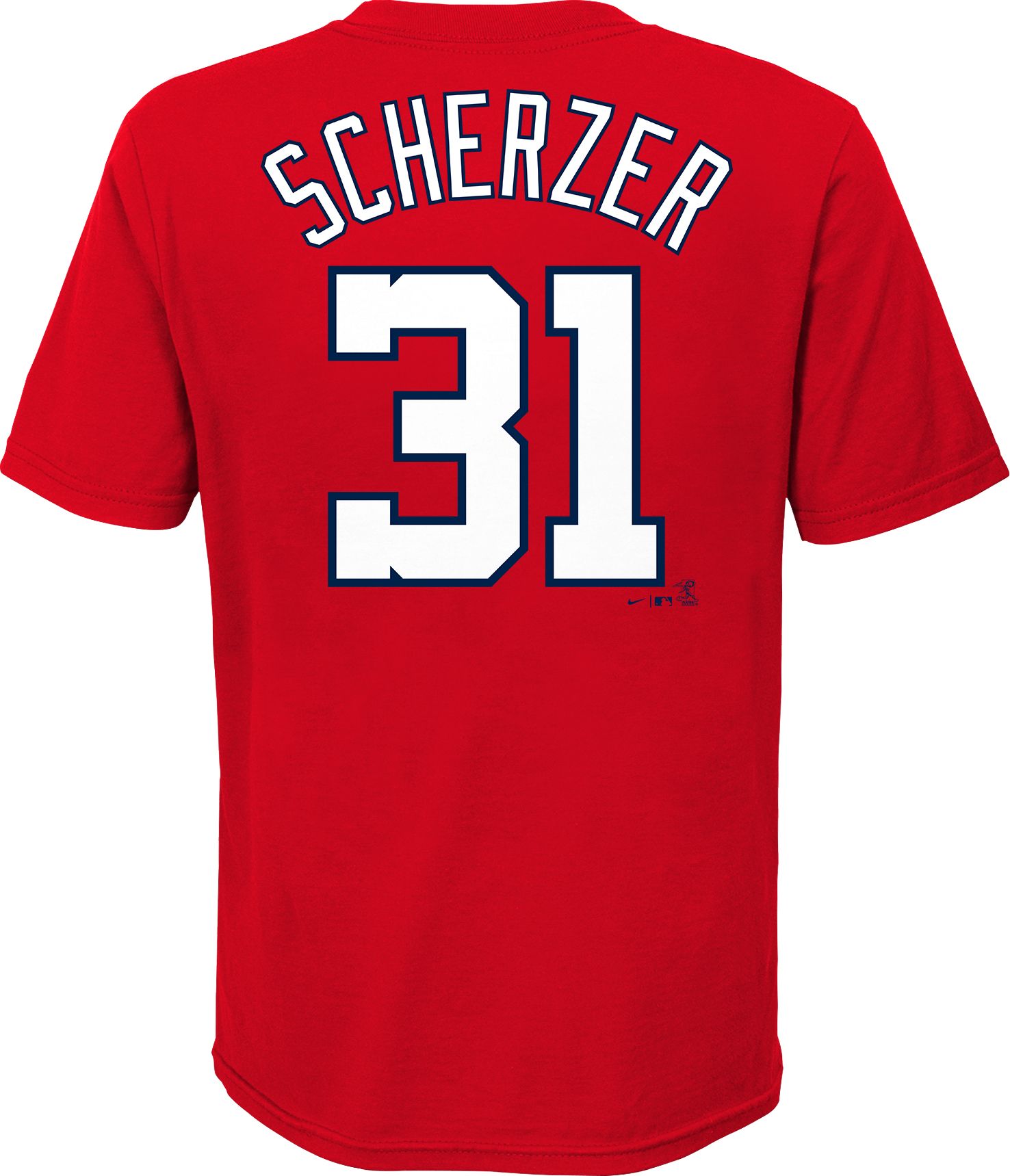Nike Youth Washington Nationals Max Scherzer #31 Red T-Shirt product image