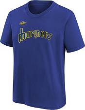 Nike Men's Seattle Mariners Jarred Kelenic #10 Navy T-Shirt