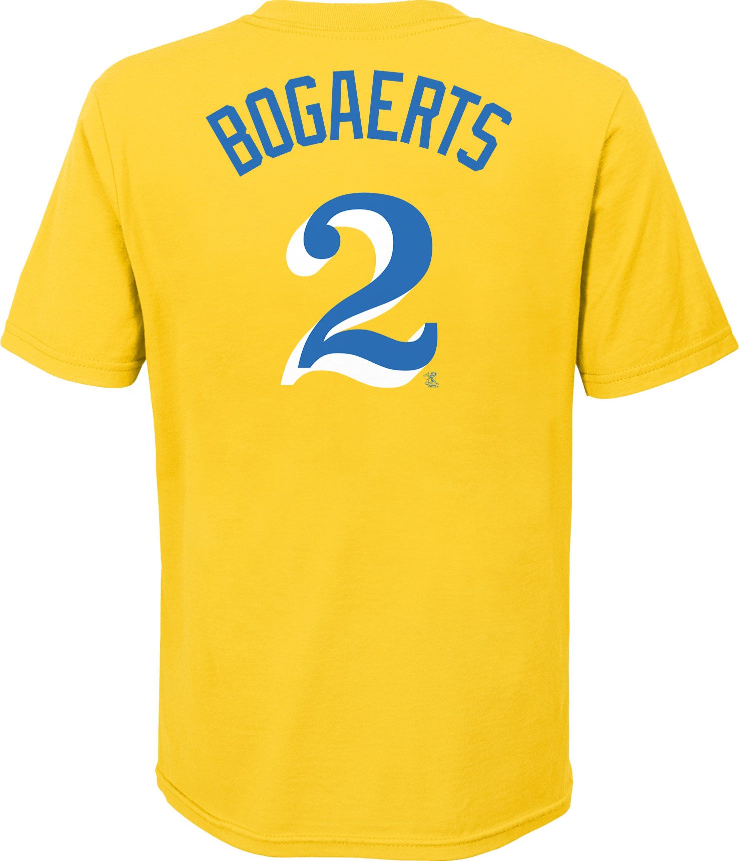 Nike Youth Boston Red Sox Xander Bogaerts #2 Gold 2021 City Connect T-Shirt product image