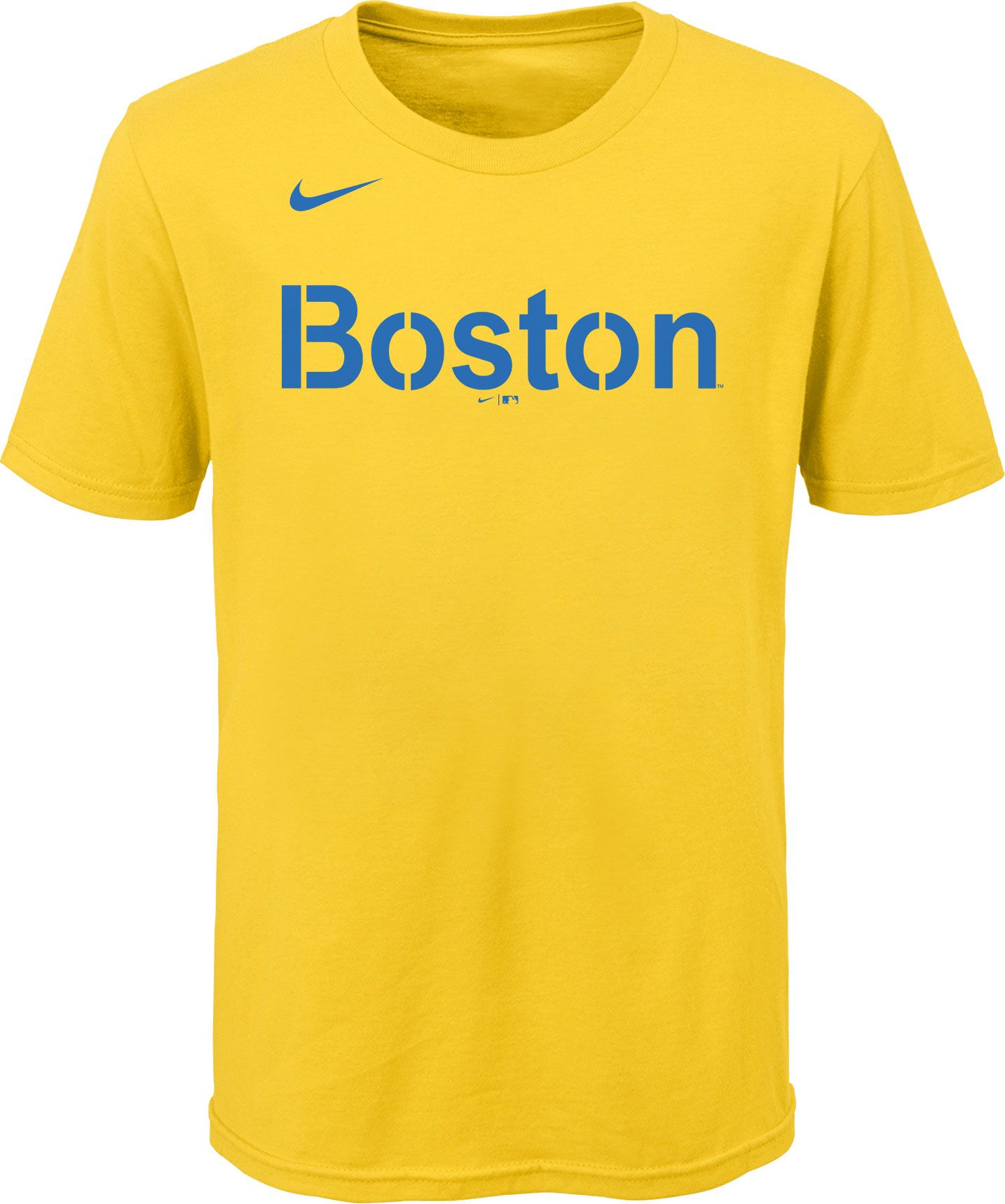Nike Youth Boston Red Sox Xander Bogaerts #2 Gold 2021 City Connect T-Shirt product image