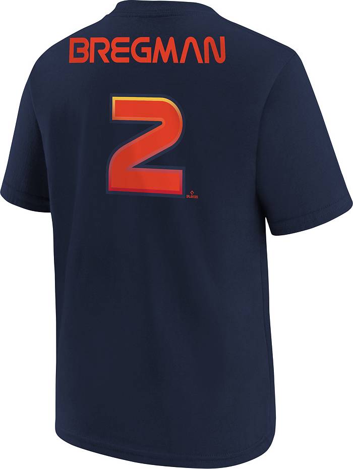 Nike Youth Houston Astros Alex Bregman #2 2022 City Connect T-Shirt