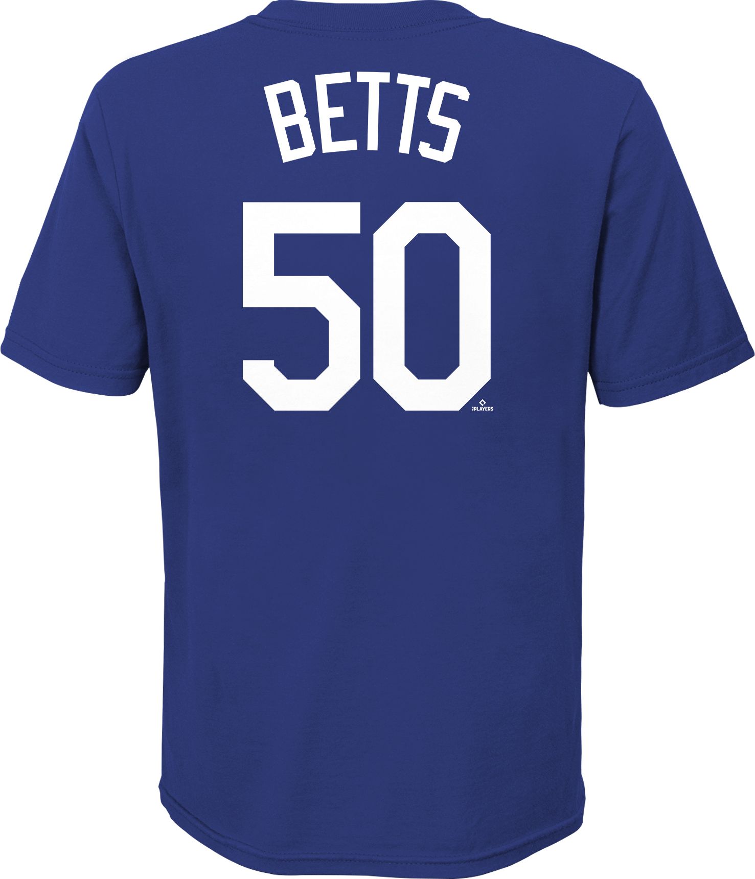 Nike Youth Los Angeles Dodgers Mookie Betts #50 Royal 2021 City Connect T-Shirt product image