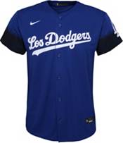 Nike MLB Los Angeles Dodgers City Connect (Jackie Robinson) Men's Replica Baseball Jersey - Royal XL