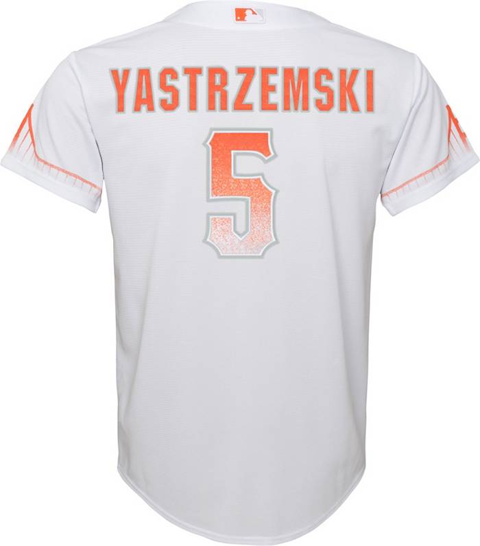 Nike Youth San Francisco Giants City Connect Mike Yastrzemski #5 White OTC  Cool Base Jersey