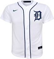 Javier Baez Detroit Tigers Youth Navy Backer T-Shirt 