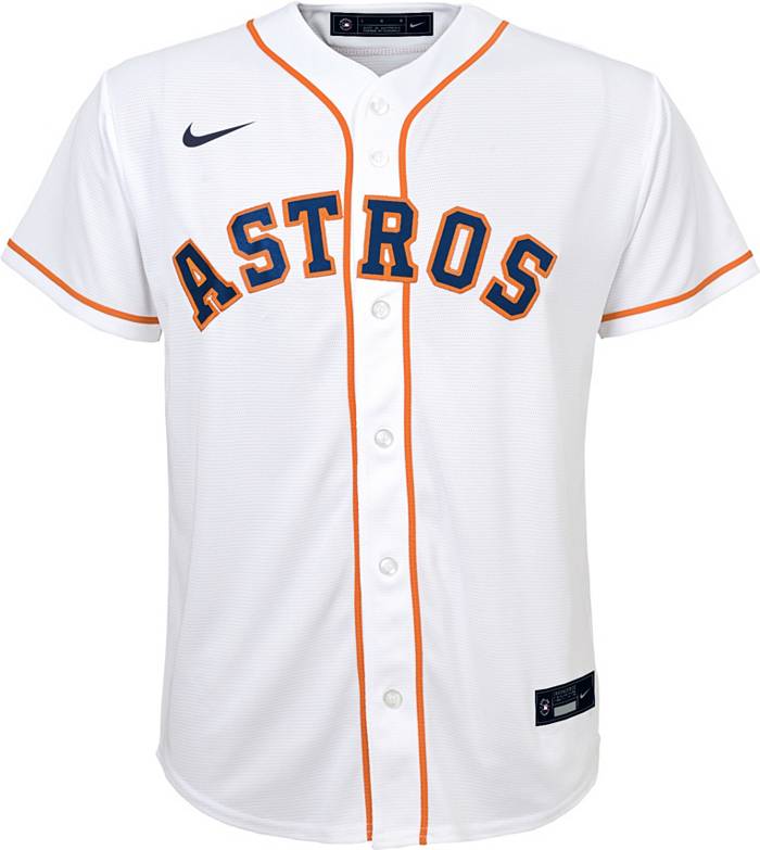 Nike Men's Jose Altuve White, Gold Houston Astros 2023 Collection Replica Player  Jersey