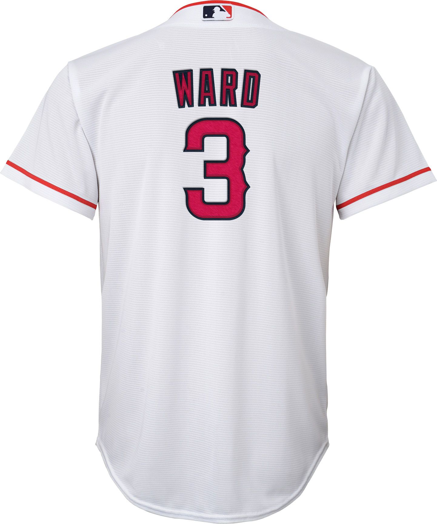 Nike Youth Los Angeles Angels Taylor Ward #3 White Cool Base Home Jersey