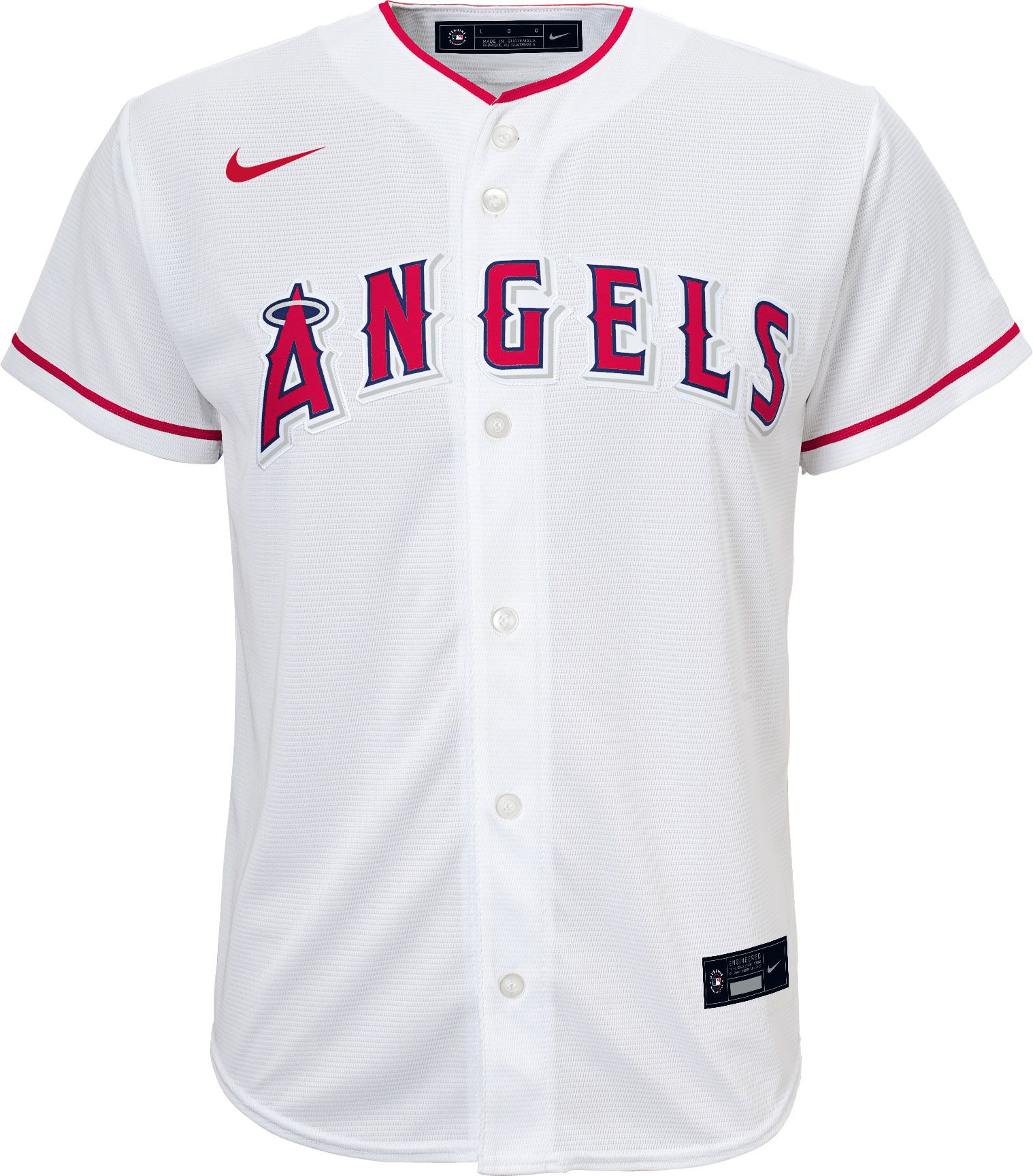 Nike Youth Los Angeles Angels Taylor Ward #3 White Cool Base Home Jersey