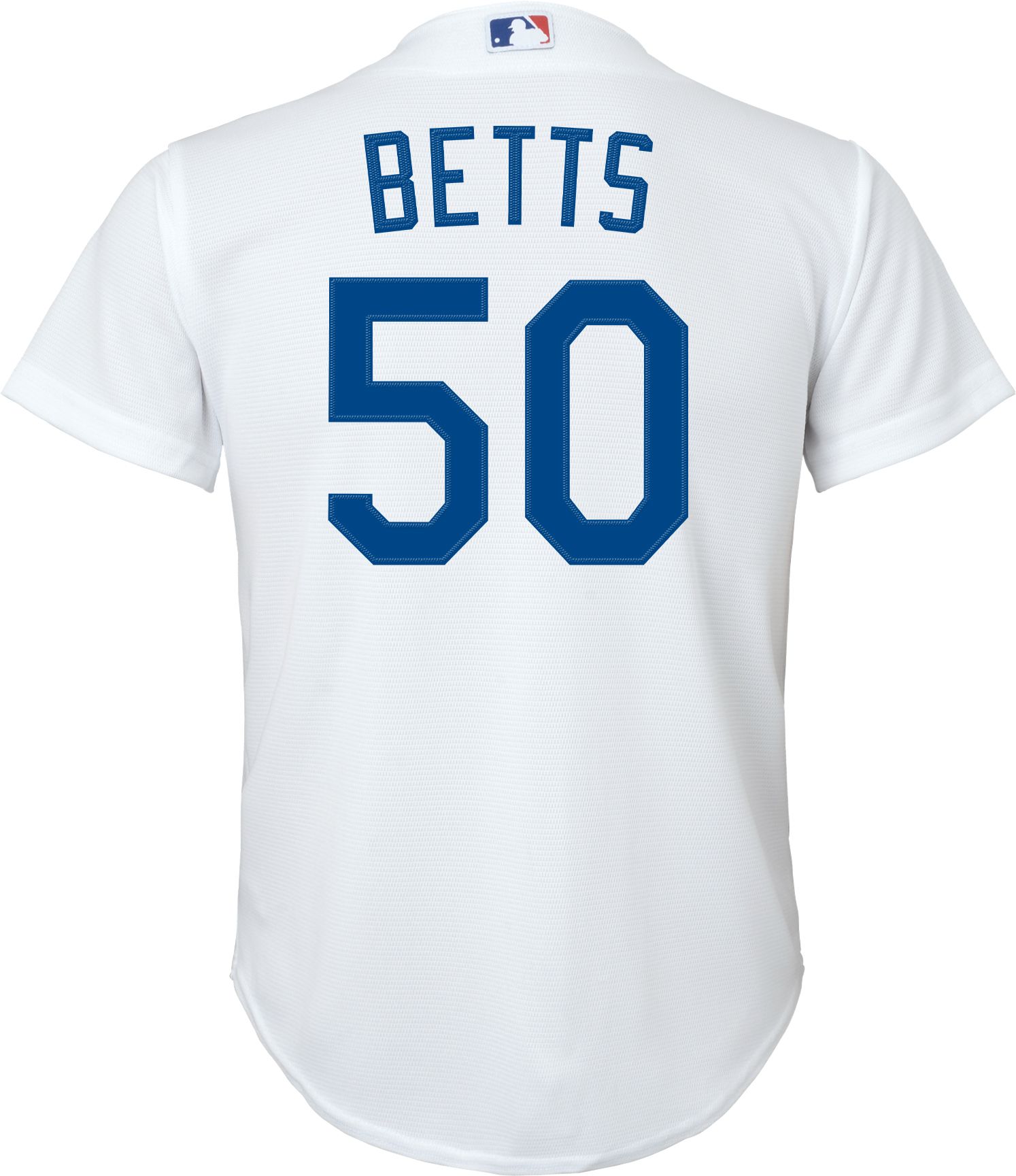 Nike Youth Replica Los Angeles Dodgers Mookie Betts #50 Cool Base White Jersey product image